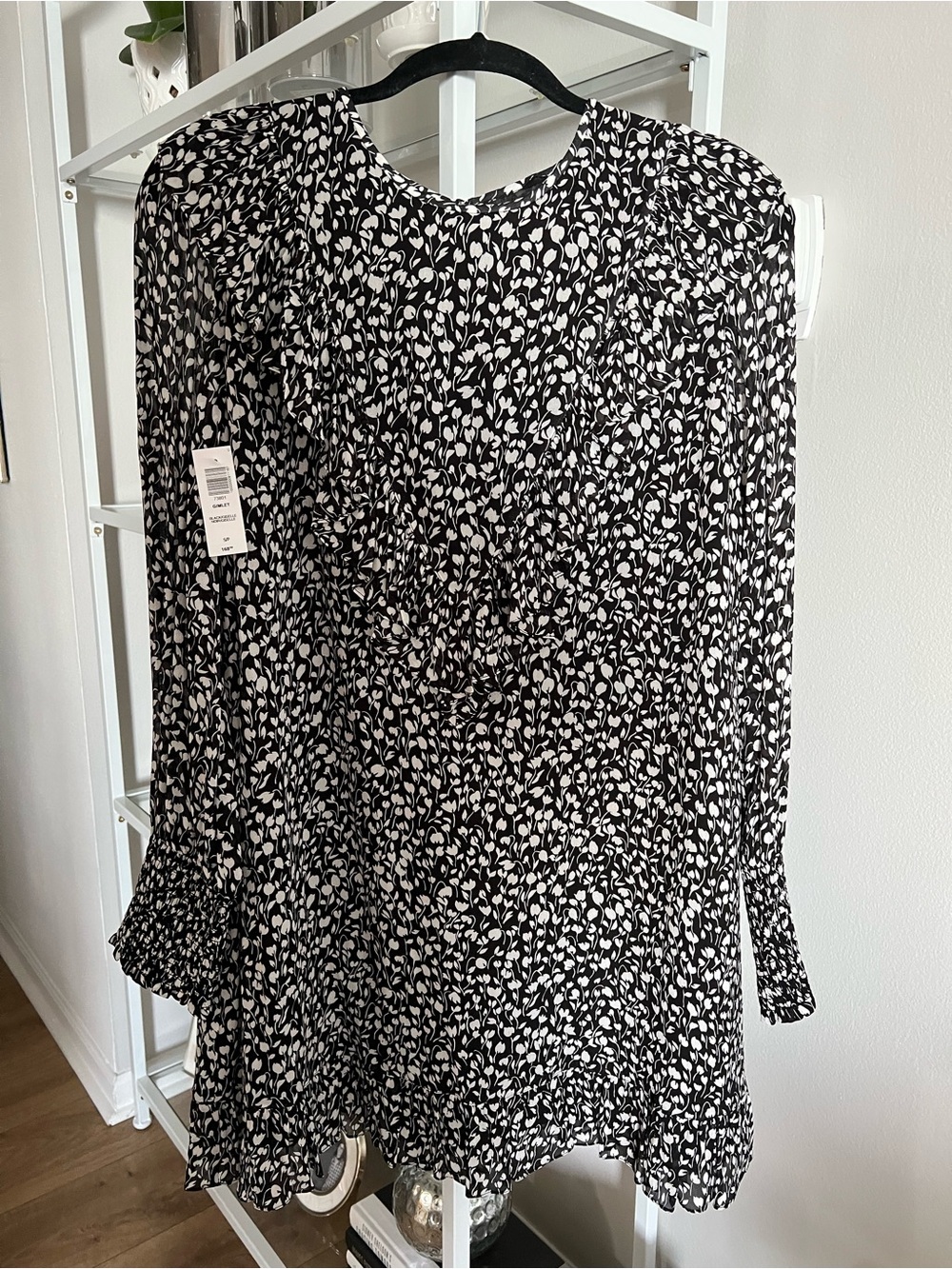 Little Moon @ Aritzia Gimlet Giselle Floral Long Sleeve Mini Dress Size S NWT